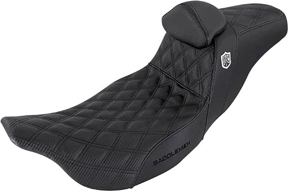 Saddlemen SADDLEMEN 0801 1256 SC80807DBRT Pro Series SDC Performance Grip Seat WITH BACKREST TOURING MODELS