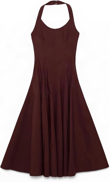 Melissa Cotton Halter Midi Dress