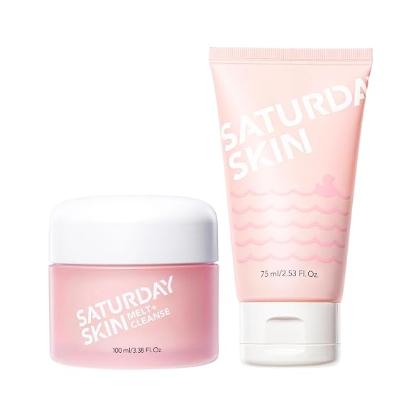 Saturday Skin Rub-A-Dub Refining Peel Gel Facial Cleansing Gels Facial Cleansing Washes and Melt Cleanse Makeup Remover Balm Daily Cleansing Facial Balm