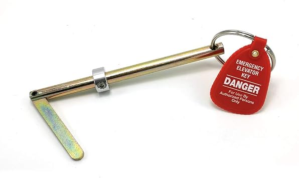 4 pcs Drop Key Emergency Elevator Door Key, for door Elevator