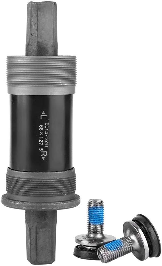 VGEBY1 Bottom Bracket, 5 Size Square Hole Axis Bike Square Tapered Spindle Crank for 68mm Frame Shell Cycling Accessory