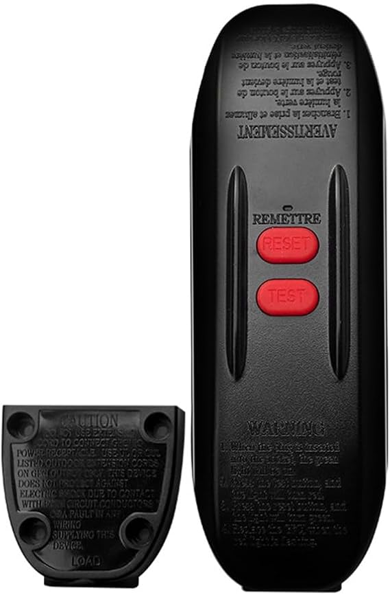 Inline GFCI Replacement Plug Assembly 15Amp 3wires, Waterproof Ground Fault Circuit Interrupter Safety Plug