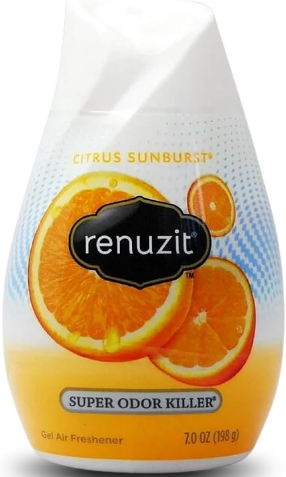 Renuzit Adjustable Air Freshener Gel, Citrus Sunburst, 7 Ounces