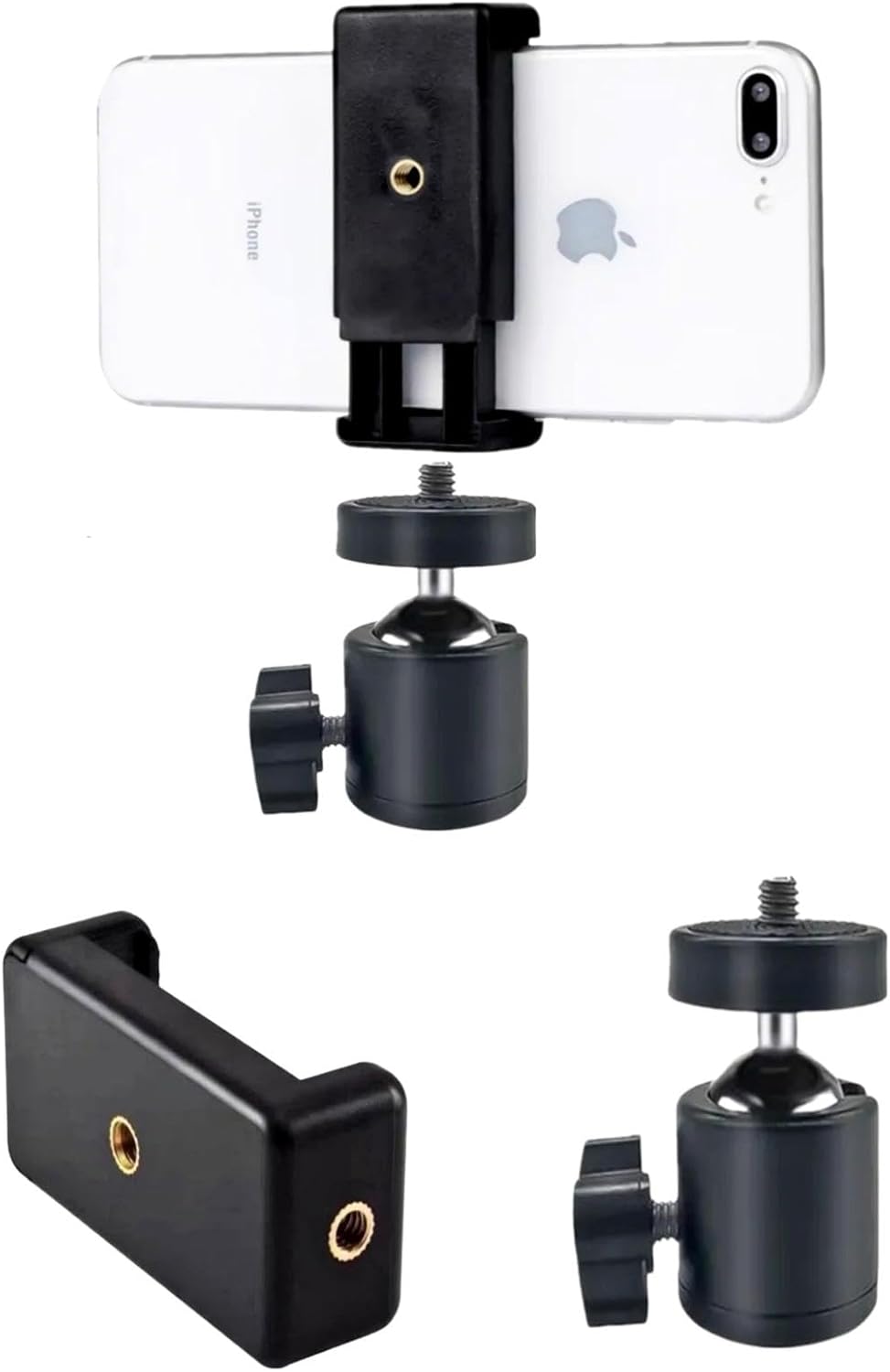 Kyrotech SAYWIN Tripod with Dual Input Phone Holder 360 Degree Rotatable Metal Joint Apparatus 14 For Slr Camera
