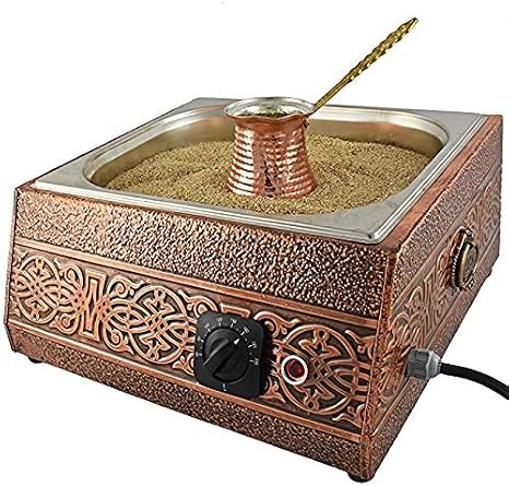 Turkish Sand Coffee, Copper Sand Brewer Machine, Turkish Coffee Machine, Coffee on Sand, Copper Pot, Turkish Coffee Pot, Restaurant Hotel Coffee Shops, Third Wave Coffee