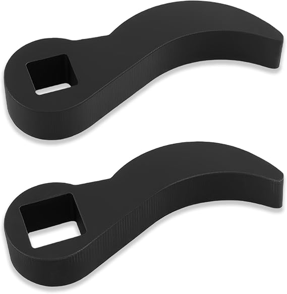 2PCS 1/2" & 3/8" Adjustable Pry Bar Wrench Adapter Head,Upgraded Crowbar Adapter Head with Square Interface for Tight Space,Universal Car Tools Half Shaft CV Axle Removal Tool