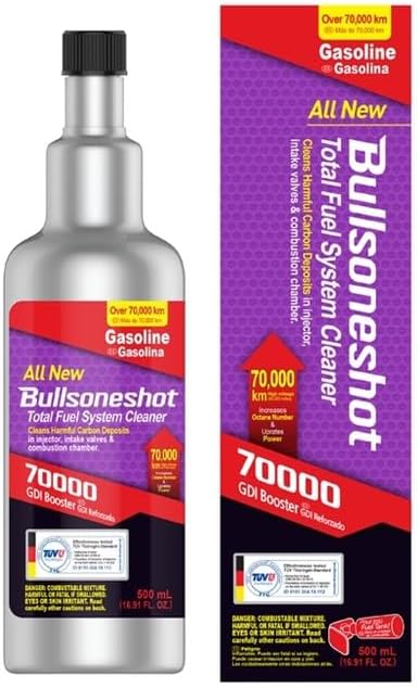 Bullsoneshot 70000 Total Fuel System Cleaner & Fuel Additive for Gasoline Engine