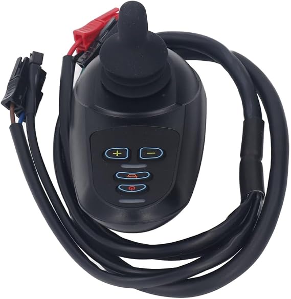 Electric Wheelchair Joystick Controller, Electric Wheelchair Controller with Brush Motor Breakaway Wheelchair Joystick Controller Brake Function DC24V 45A Brake Function