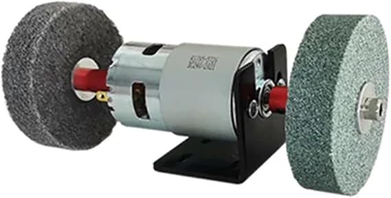 Grinding Wheel Edge Sharpener Machine Electric Emery Banogni Bench Grinder Polisher DIY Jade Jewelry Dental Bench Sanding Tools Tool DIY(Set 1)