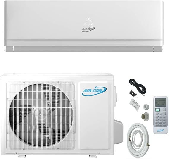 30000 BTU Mini Split Air Conditioner Ductless AC/Heating System - 2.5 Ton Pre-Charged Inverter Heat Pump 18.8 SEER - 15 Lineset & Wiring - 100% Ready to Install - USA Parts & Support