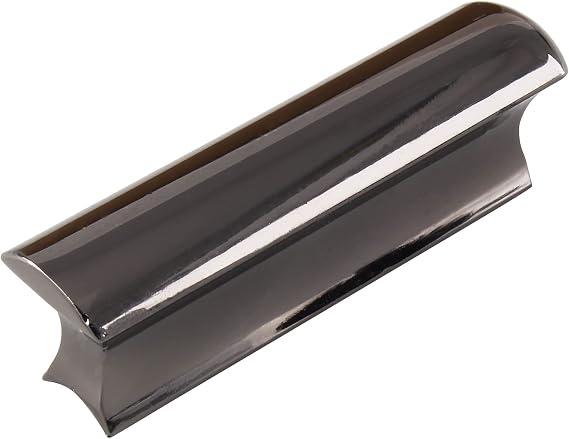 Murtenze Electric Lap Steel Guitar Slide Bar, Black | Stainless Steel, Tone Bar Slide, For Electric Guitar Dobro Hawaiian Guitar