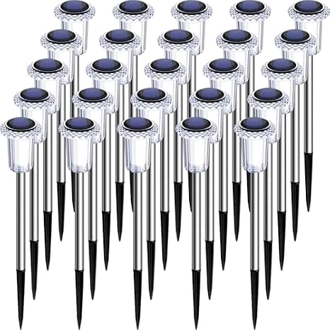 DenicMic Pathway Lights 25 Pack