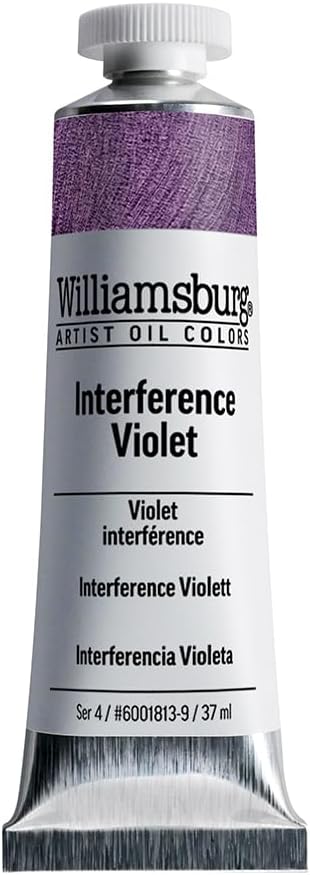 Williamsburg Artist Oil Colors, Interference Violet, 37 ml Tube