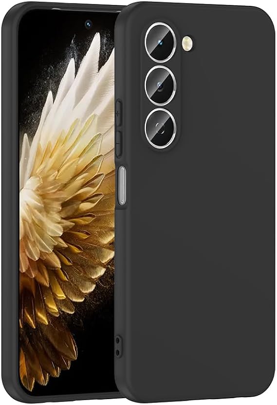 Tecno Spark 40 Pro Kılıf İçi Süet Mat Yüzey Esnek Silikon Arka Kapak Siyah