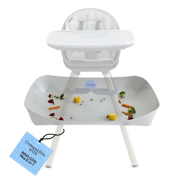 CATCHY - Food Catcher - Compatible with Maxi-COSI Moa 8-in-1 High Chair + 12 Other High Chairs - Highchair Sold Separately - Baby & Toddler Food & Mess Catcher - Under High Chair Accessory | High Chair Food Catcher - High Chair Sold Separately - Baby & Toddler Food & Mess Catcher - Under High Chair Accessory
