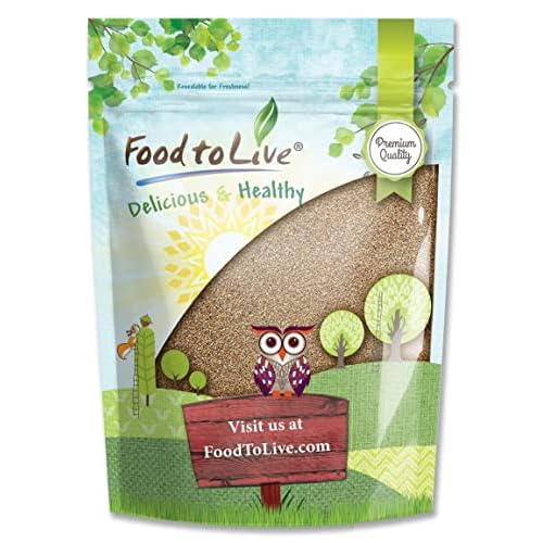 Food to Live Whole Celery Seeds, 4 Ounces Dried Spice, Vegan, Kosher, Bulk. Intense Flavor. Rich in Iron, Zinc, Fiber. Perfect for Pickling, and for Seasoning Vegetables, Soups, Stews, Salads
