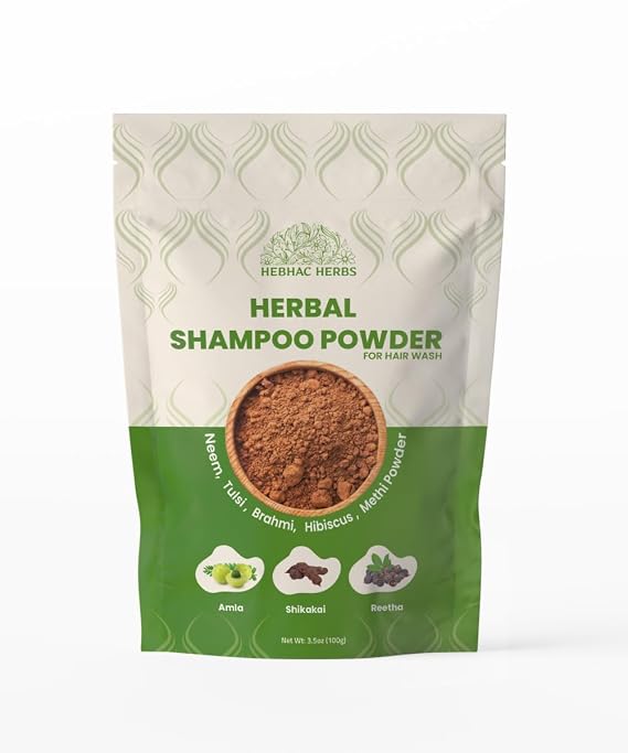 Herbal Hair Wash Powder 100g | Powder Based Shampoo | Blend of amla, Reetha, Shikakai | Natural Hair Cleanser | Herbal Shampoo, Chemical-Free.