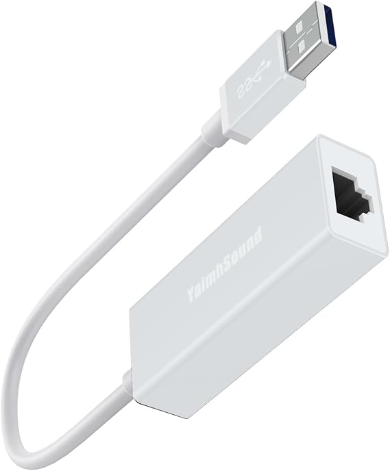 USB to Ethernet Adapter, Megabit Ethernet to USB Adapter for TV, Laptop