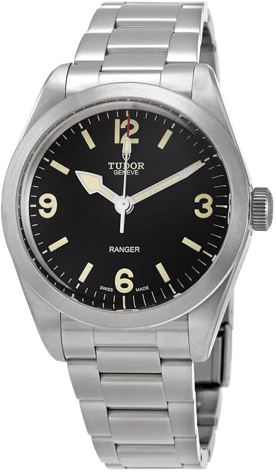 Tudor Ranger Automatic Black Dial Mens Stainless Steel Watch M79950-0001