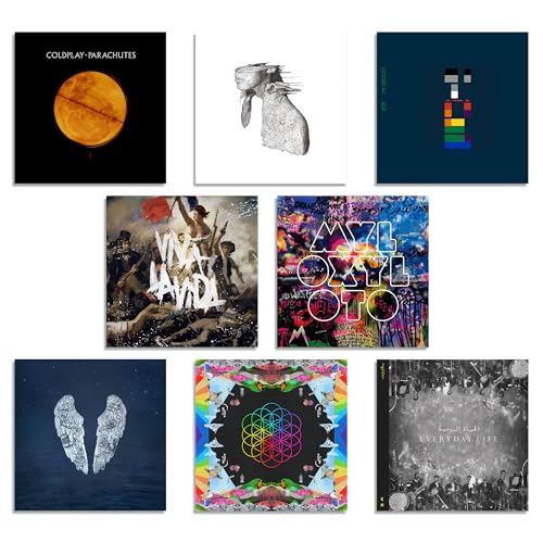 Cold play Albums Collection 1-8: Parachutes  A Blow To The Head  X&Y  Viva La Vida  Mylo Xyloto  Ghost Story  A Head Full Of Dreams  Everyday Life