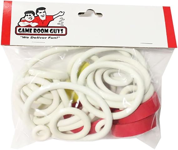 Black Knight 2000 Pinball White Rubber Ring Kit
