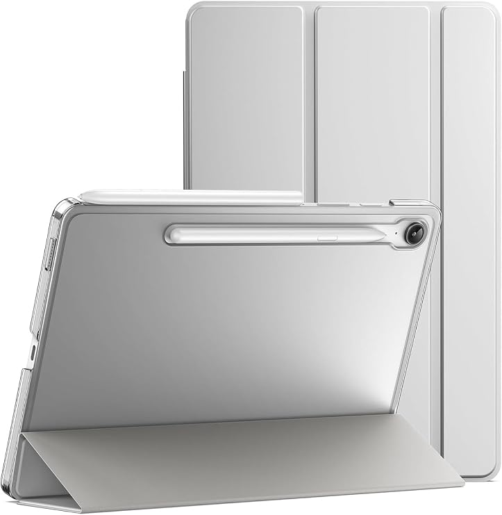 m.tk moveteck Samsung Galaxy Tab S10 FE Plus 13.1 inç ile Uyumlu Smart Case Kılıf, Gri