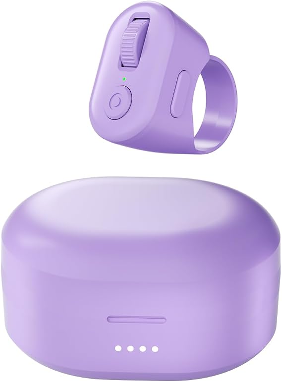 Tiktok Scrolling Ring, Page Turner for iPad & Android Tablet Ebook Reading, Bluetooth Connected, Remote Control for iPhone Series, iPad, Android Phone, and More
