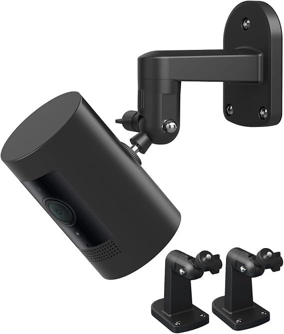 2 Pack BFYTN Wall Mount Compatible with Ring Stick Up Cam Wired/Battery and Indoor Cam HD (1st Gen) Security Camera,360 Degree Adjustable Mounting Bracket