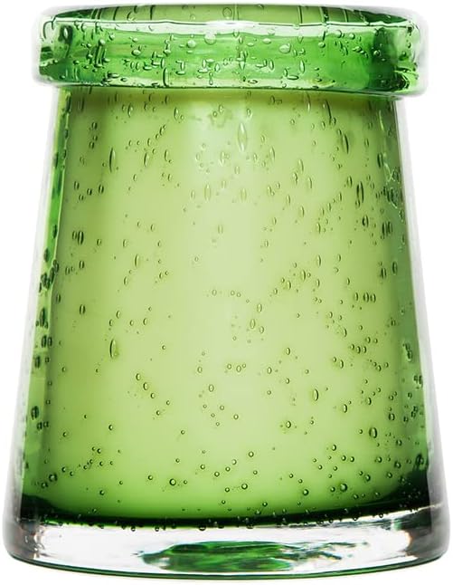 Citronella & Grapefruit 12oz Green Bubble Glass Candle