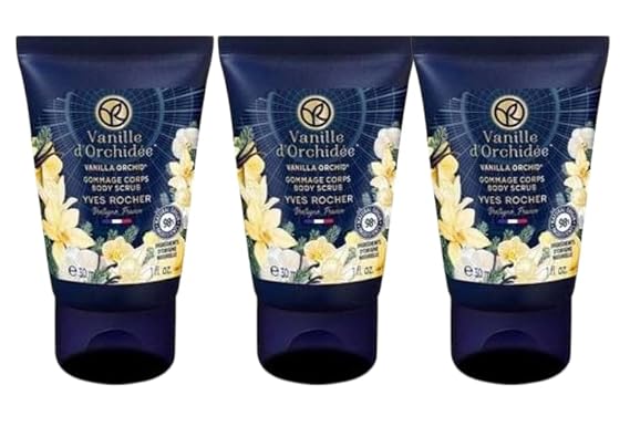 Yves Rocher Yves Rocher Vanilla & Orchid Hydrating Body Scrub Mini Format Travel Size Limited Edition Christams New Year 30 ml./1 fl.oz.