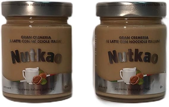 Nutkao gran cremeria 2x350g. milk and hazelnut cream, Italian hazelnut paste