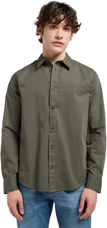 Lee - Shirt Men - Regular Fit - Patch Shirt - Mood Indigo