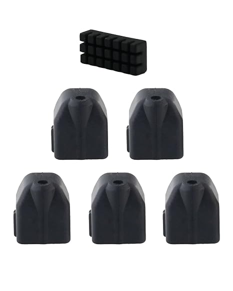 FLASHFORGE AD5X 3D Printer 5-Pack Nozzle Silicone Socks and 1 Nozzle Cleaning Brush for AD5X, Heat Block Cover Kit 3D Printer Part
