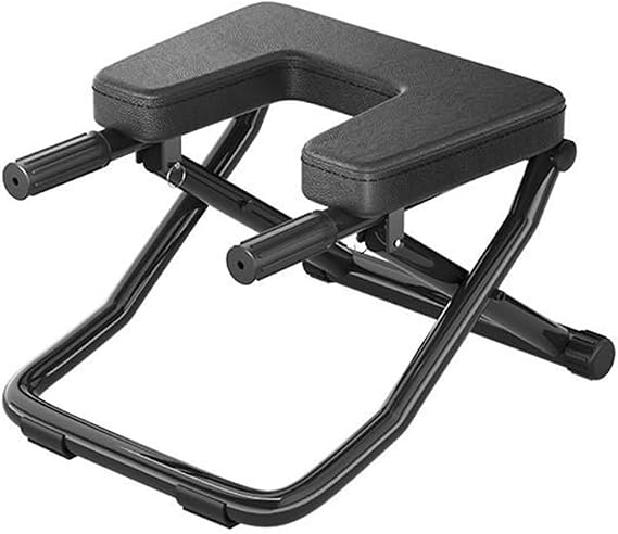 Inversion Table Inverted Bench Yoga Inverted Handstand Machine Fitness Equipment Hanging Artifact Inverted Device Back Pain Relief(Black)