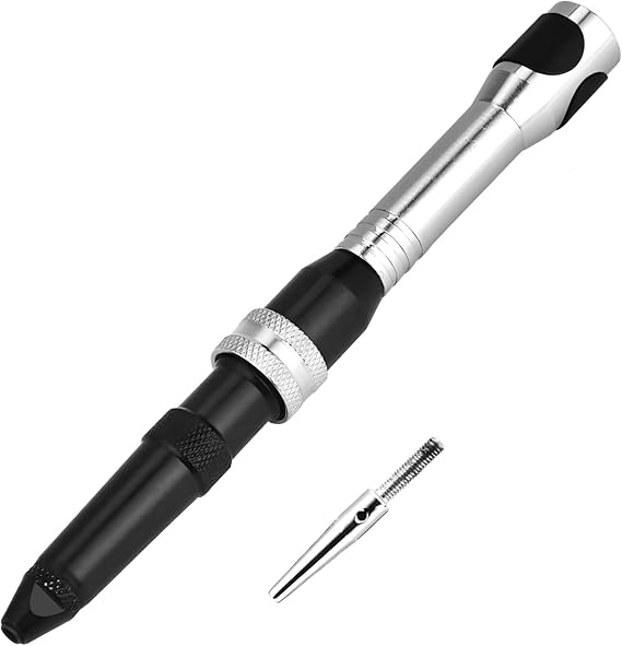 Foredom Flex Shaft Handpiece, Quick-Change 2.35 Mm Metal Tool Handle For Engraving, Polishing, And Grinding