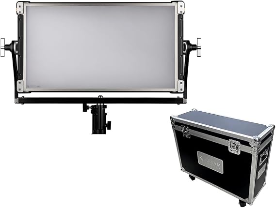 Vortex8 Soft 2x1 RRG 650W LED Light with Yoke, Dome Diffuser and Hard Case