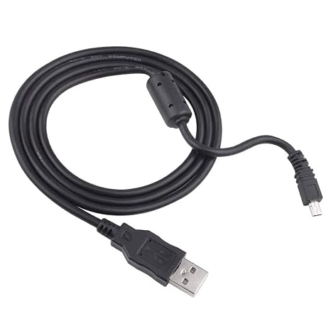 GONOLOWAY Replacement USB Cable 8Pin Camera Transfer Data Sync Charging Cord Compatible with Pentax DL, K100D, K10D, K110D, M 30, Optio 33WR, Optio 43WR and More (4.9ft)