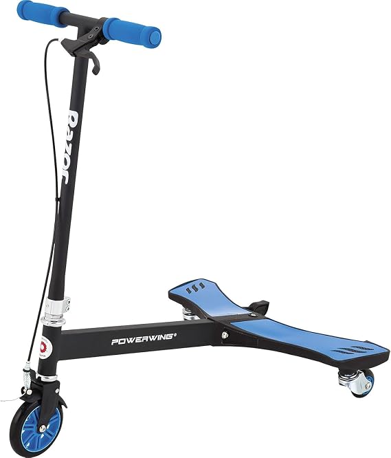 Razor Scooter Powerwing Classic Caster Scooter | Stand Up Drifter (Blue)