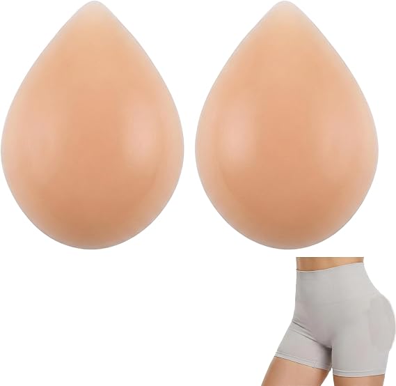 2 PCS Silicone Hip Pads, Reusable Body Shaping Solution for Hip Dips, Create Curves for Daily Dressing and Special Occasions, Pair of Seamless Silicone Hip Enhancers