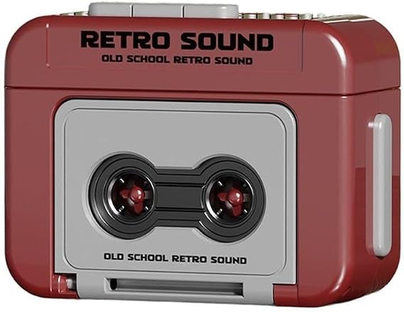 Compact Retro Style Mini Cassette Recorder Retro Recorder Pendant for Classic Audio Playback and Unique Collectible Accessories