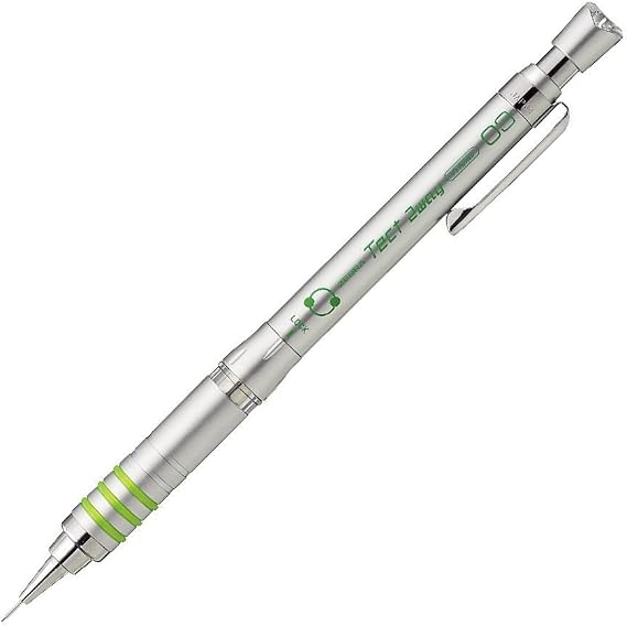 Zebra Mechanical Pencil, Tect 2 Way, 0.3mm, Silver Body (MAS41-S)