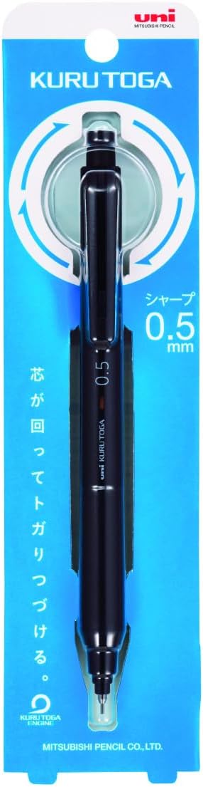 uni Mitsubishi Pencil Mechanical Pen Kurutoga KS 0.5 Black M5KS1P.24