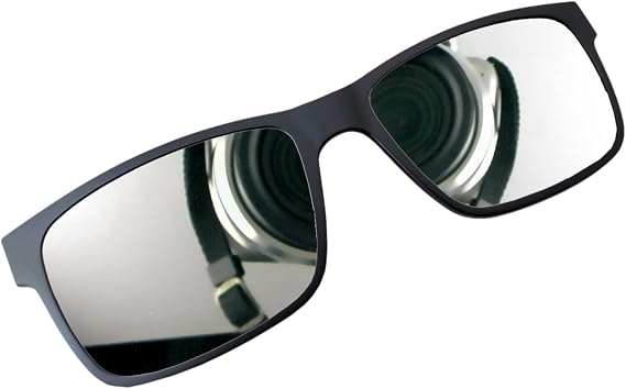 Circleperson Men Eyeglass frame polarized clip on sunshade magnetic glasses