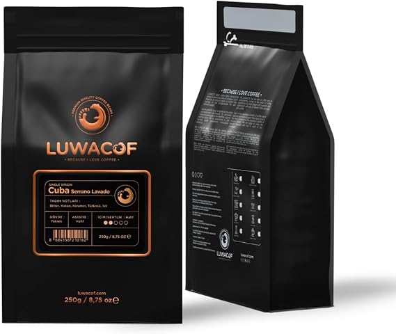 Luwacof Cuba Serrano Lavado Yöresel Kahve (Öğütülmüş Filtre Kahve) 250 Gr