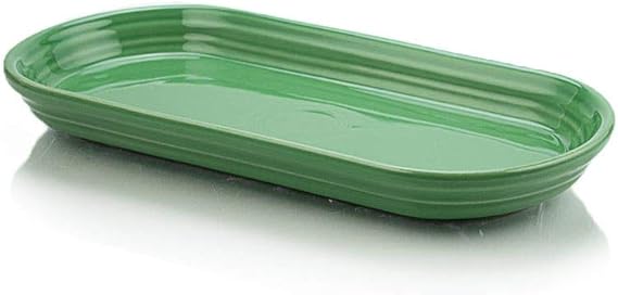 Fiesta Oblong Serving Platter, 12" Durable Ceramic, Lead-Free, Dishwasher/Microwave/Oven Safe Made in USA Dinnerware - Meadow