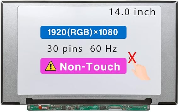 14.0" Screen Replacement for Lenovo V14 G4 IRU Model 83A0 LCD Display Panel 30 pin (FHD 1920x1080 Non-Touch)