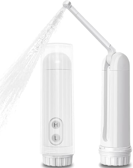 Po Shower Portable Bidet Replaces Wet Wipes and Shower Toilet Mobile Travel Bidet Intimate Shower Hand Bidet with Travel Bag