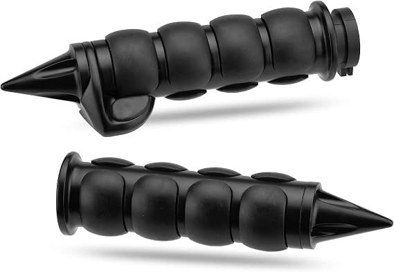 LKV 1 Inch Motorcycle Grips for Cable Throttle Handlebars Fits Select Harley Sportster 883/1200 (Cable Throttle Only), Dyna & Touring Models | Not for Electronic Throttle