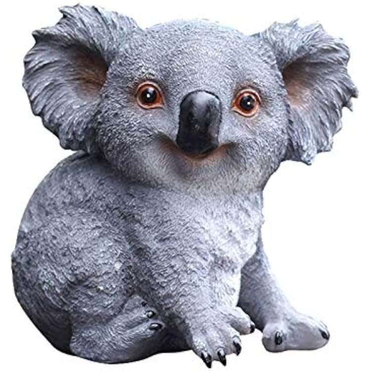Garden Statues and Sculptures Outdoor Outdoor Garden Koala Ornament Animal Resin Koala Sculpture Crafts Ornaments Animals Statues