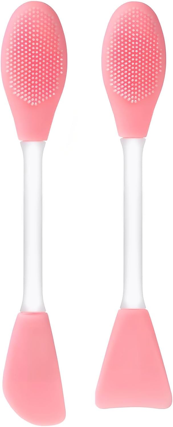 Facial Cleansing Brush, Pore Cleaning Brush Silicone Skin Care 2pcs